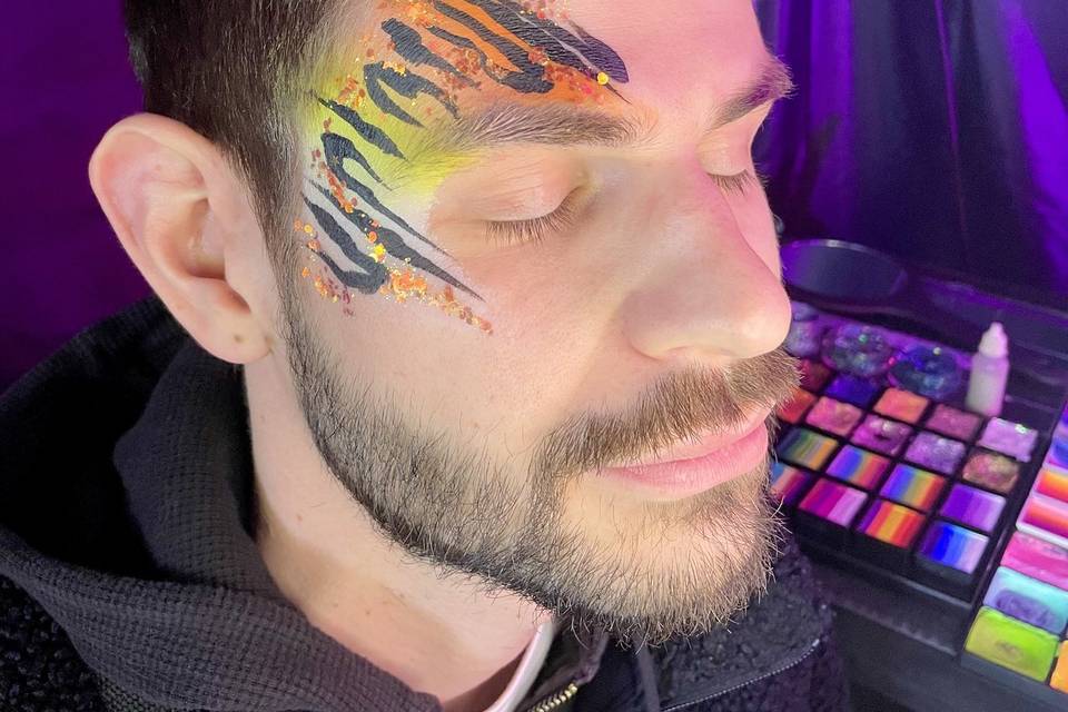 Maquillage artistique soirée