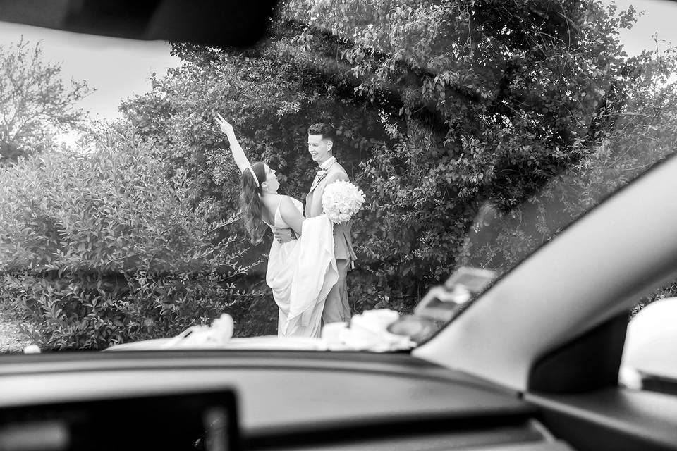 Autour de la voiture