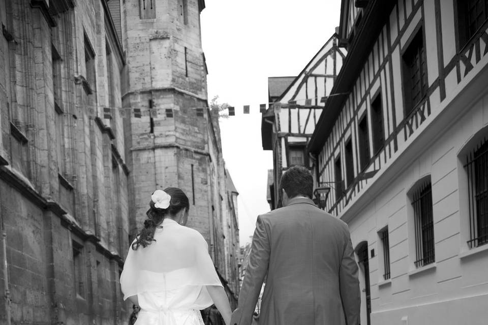 Dans les rues de Rouen