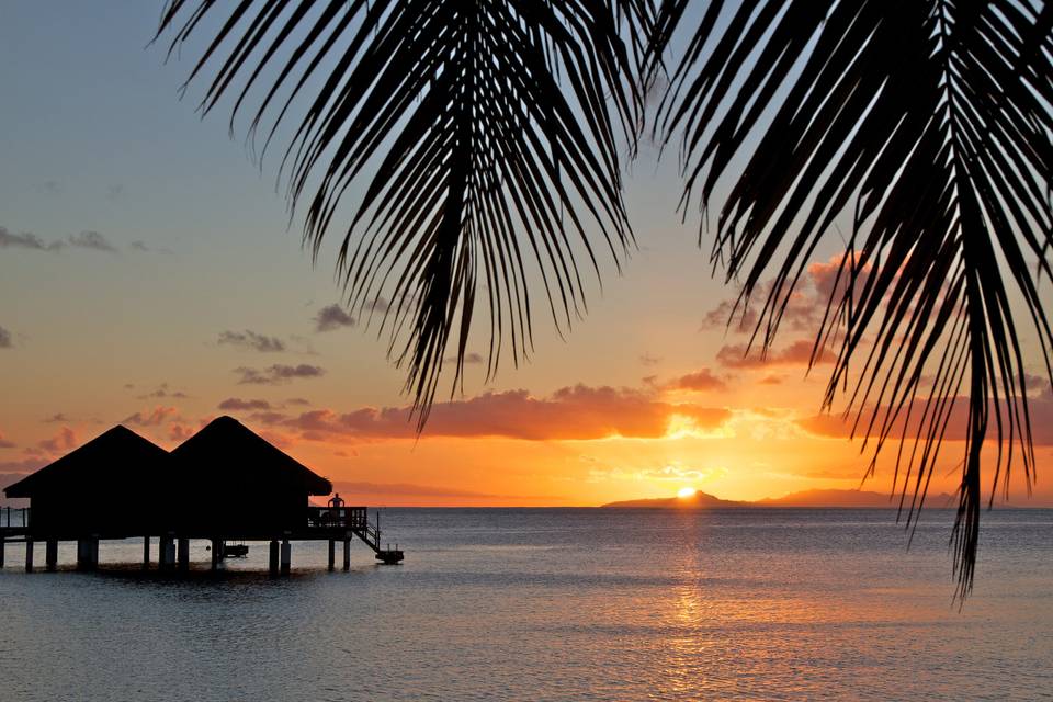 Coucher de soleil Polynésien