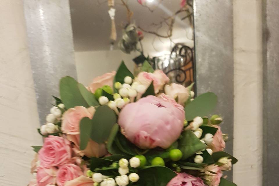 Bouquet de mariée romantique