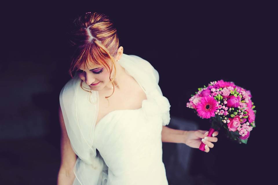 Bouquet de mariée romantique