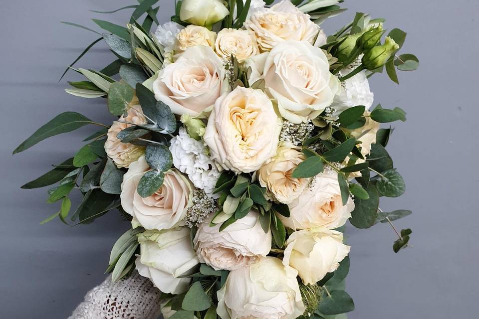 Fleurs de Mariée - Créations - Tableau initiale - 50x70cm Fleurs