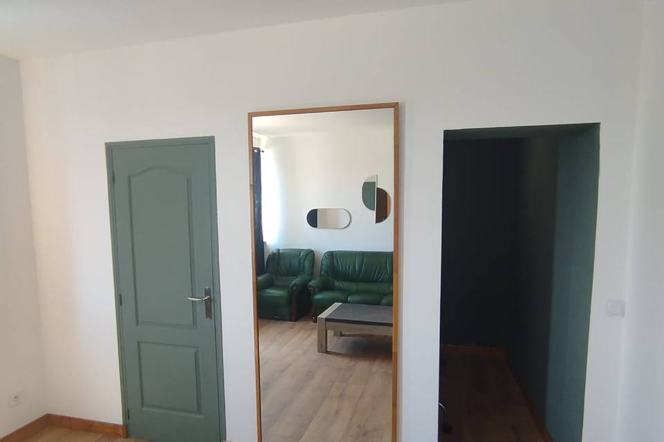 Loge avec miroir