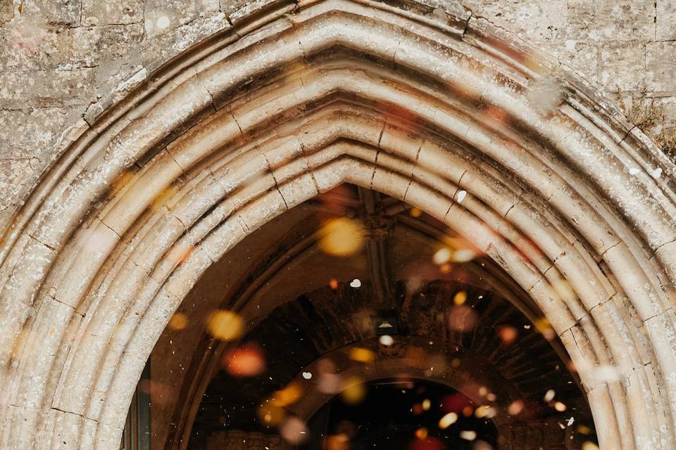 Pluie de confettis