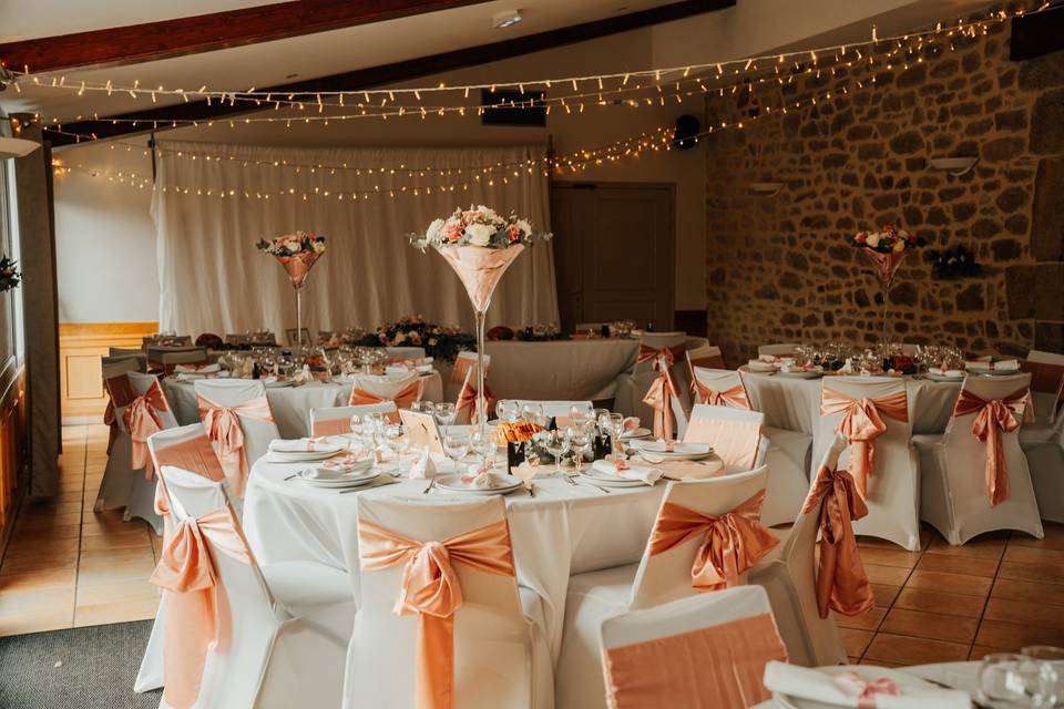 Détails de la déco du mariage