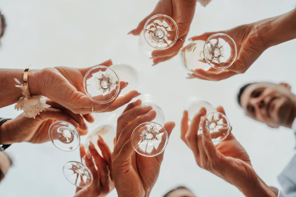 Toasts et sourires