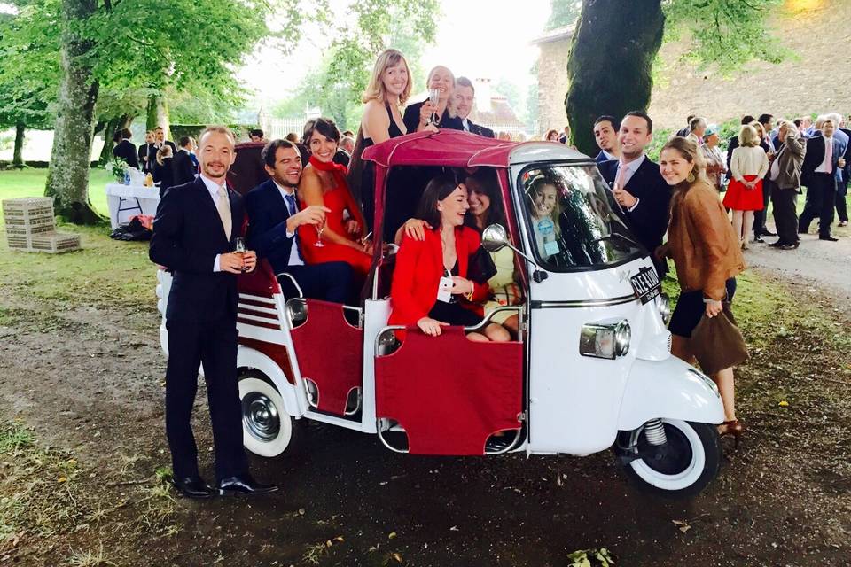 Mariage à Limoges en Tuk tuk