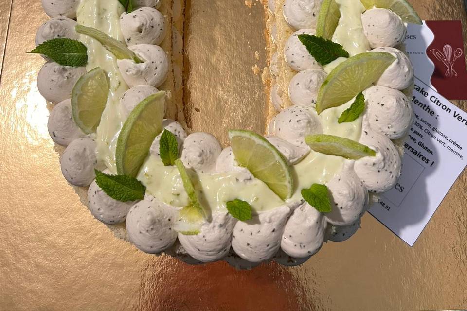 Number cake Mojito