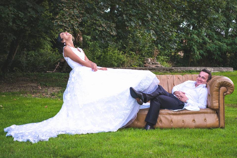 Couple posé