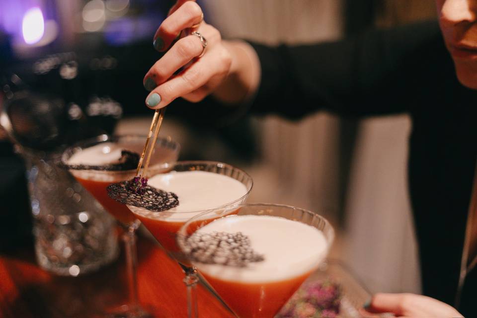 Cocktail garnish