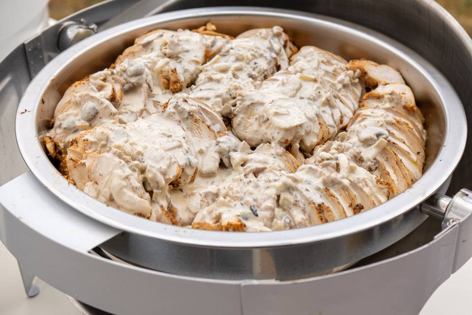 Poulet rôti et sa sauce