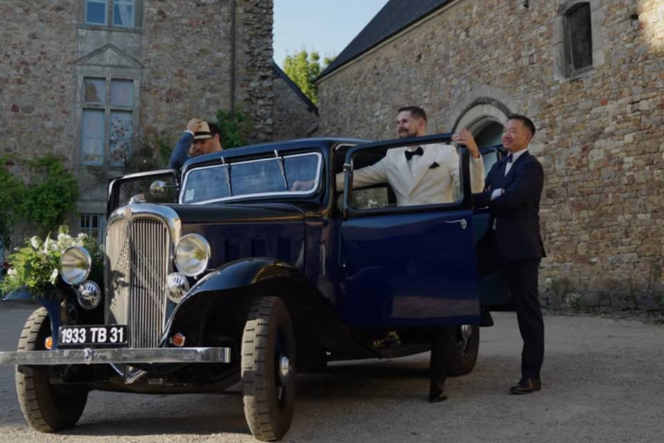 Sortie de voiture