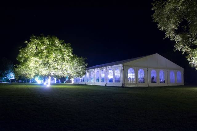 Tente traditionnelle by night