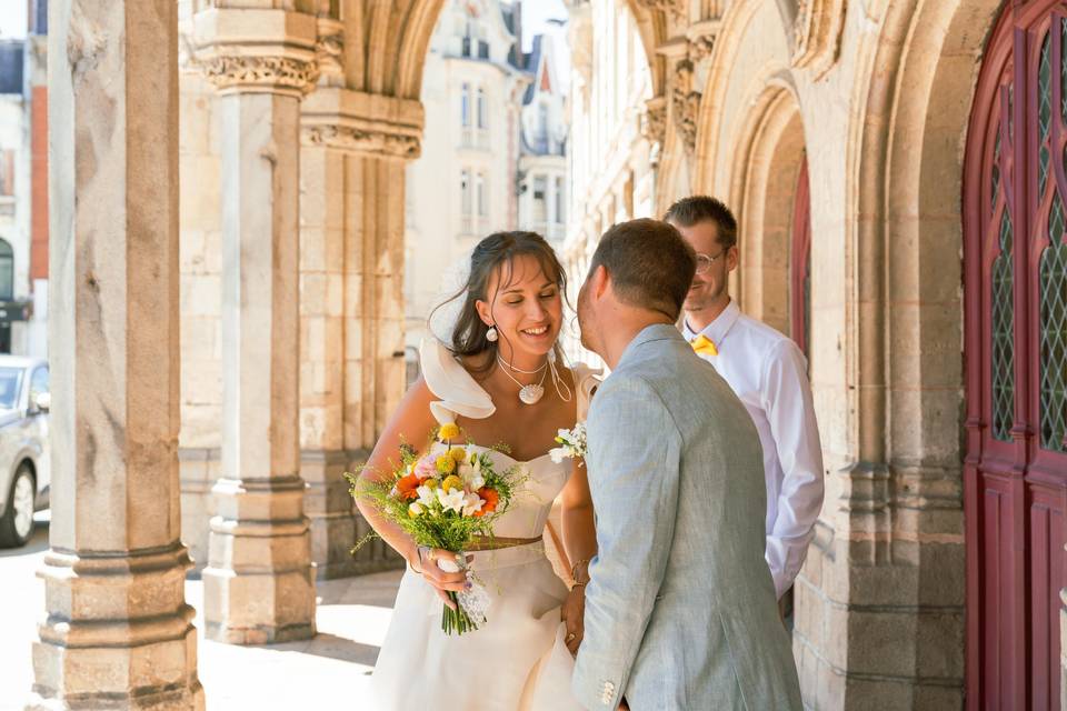 Arrivée mariée