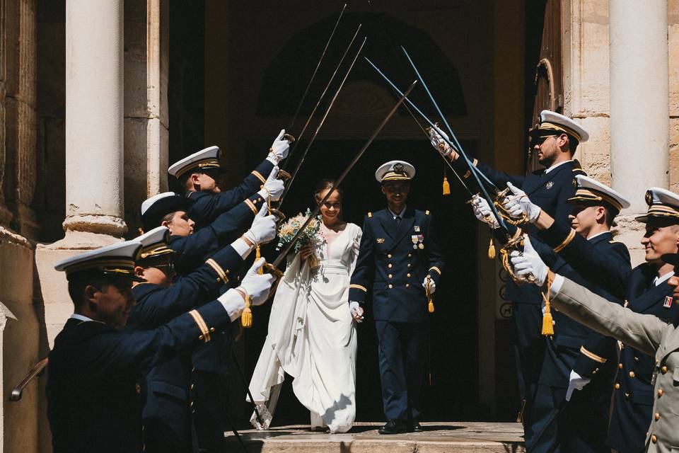 Photographe mariage militaire