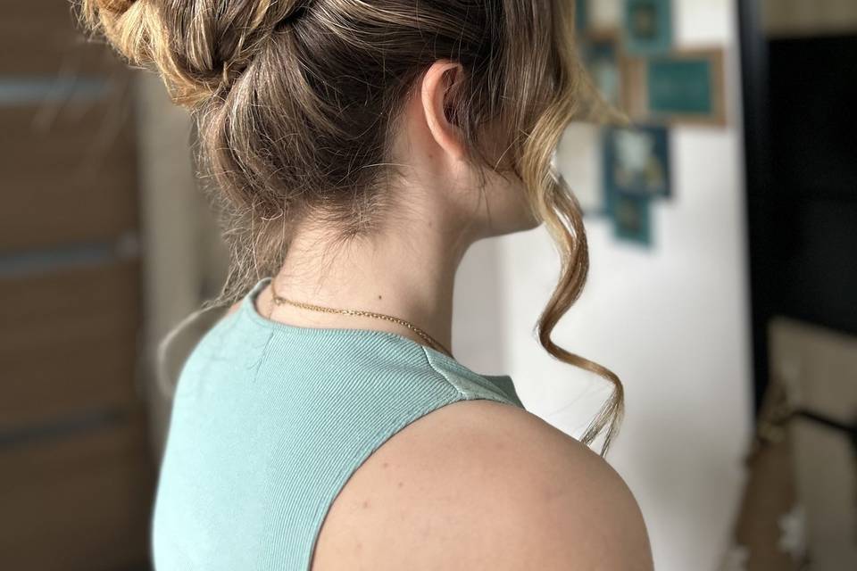 Chignon de dos