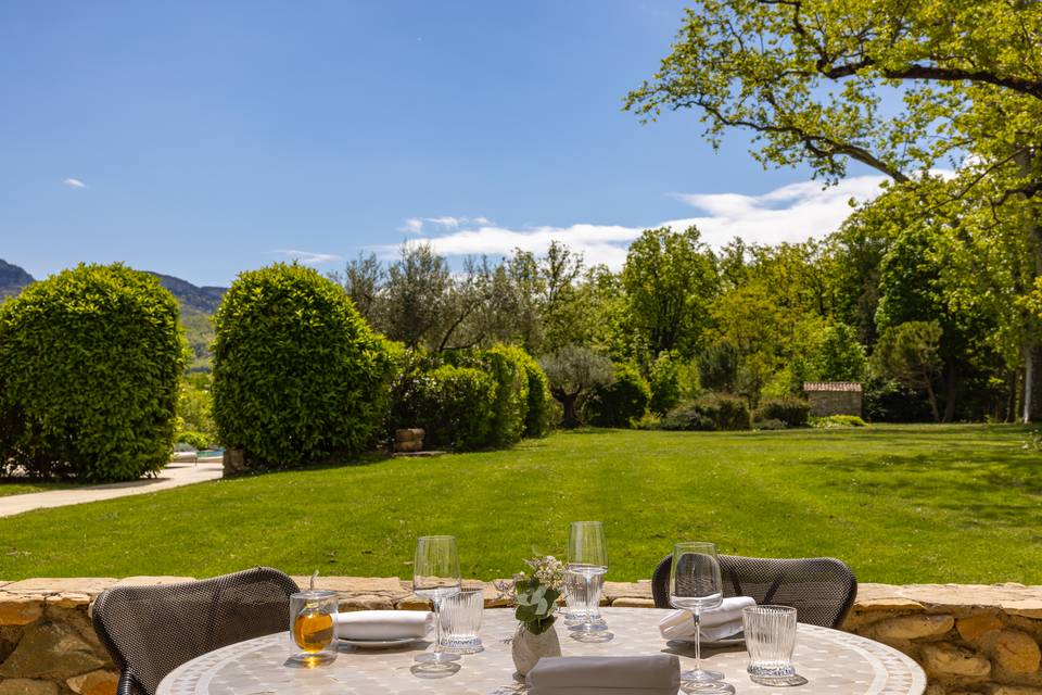 La terrasse du restaurant