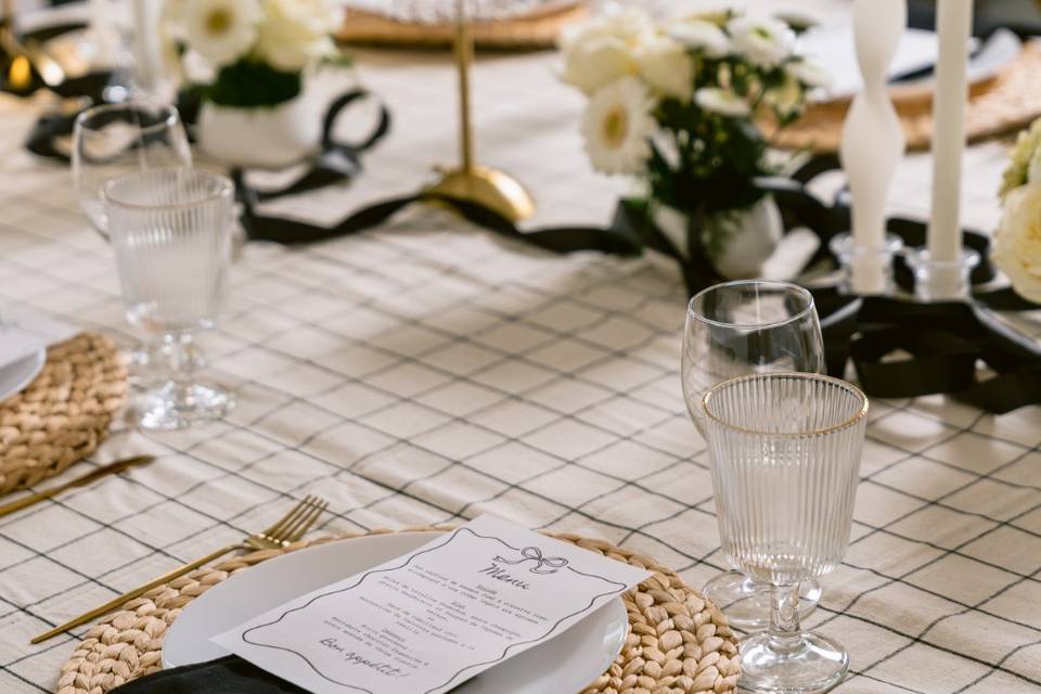 Table champêtre chic