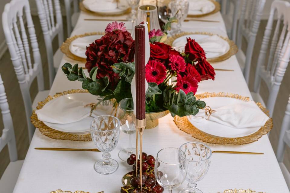Table romantique chic