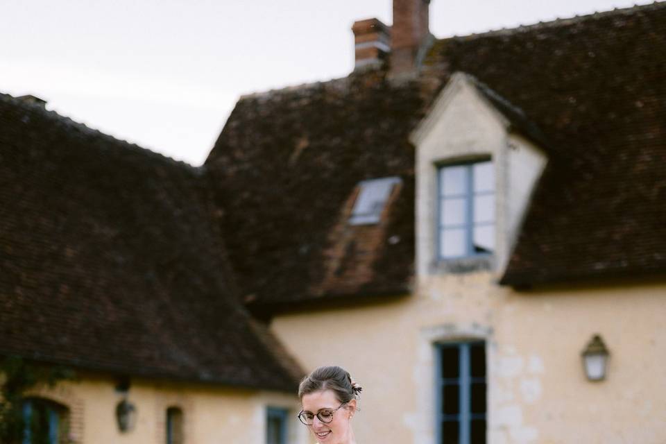 Mariée et son cheval