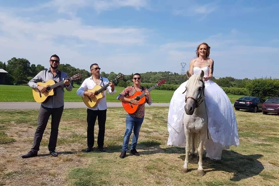 La mariée en cheval