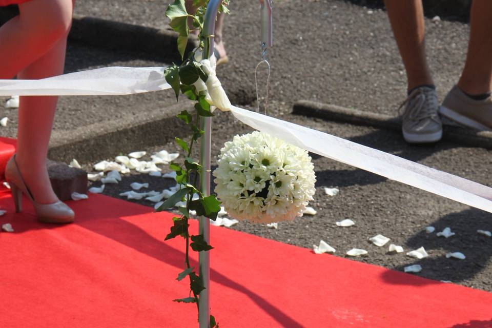 Pied pour boule de fleurs