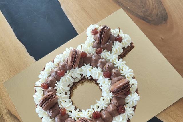 Symbol cake bague