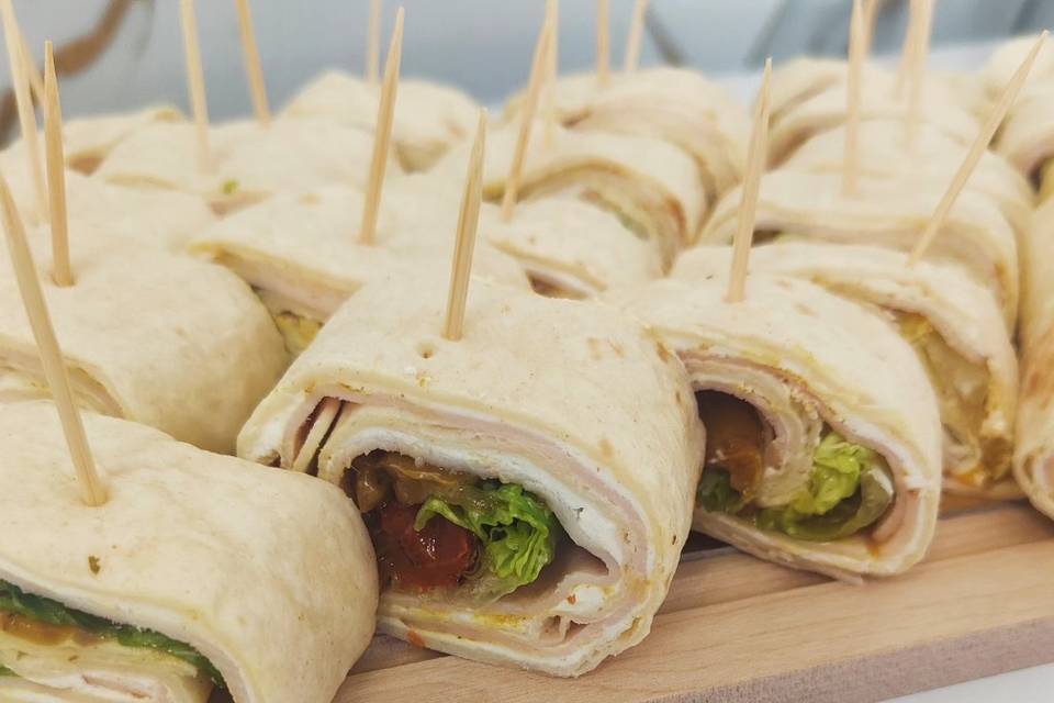 Wrap poulet / poivrons