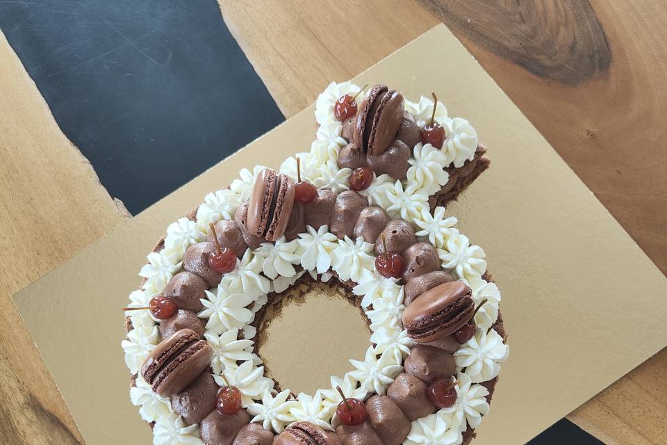 Symbol cake bague