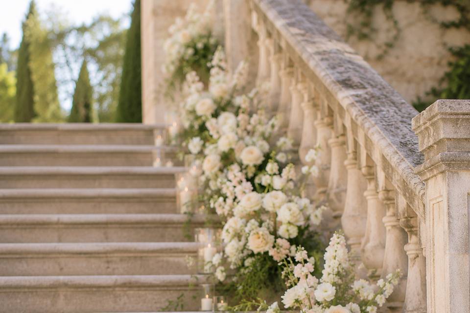 Décor escalier Domaine