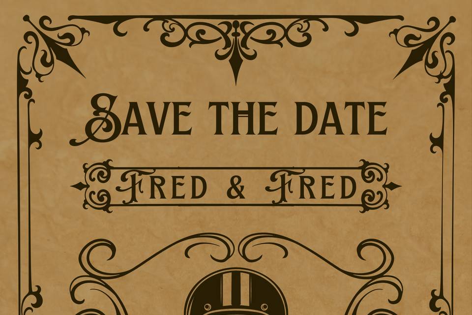 Save the date biker