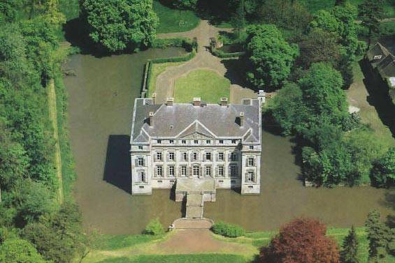 Château d'avelin - vue ciel