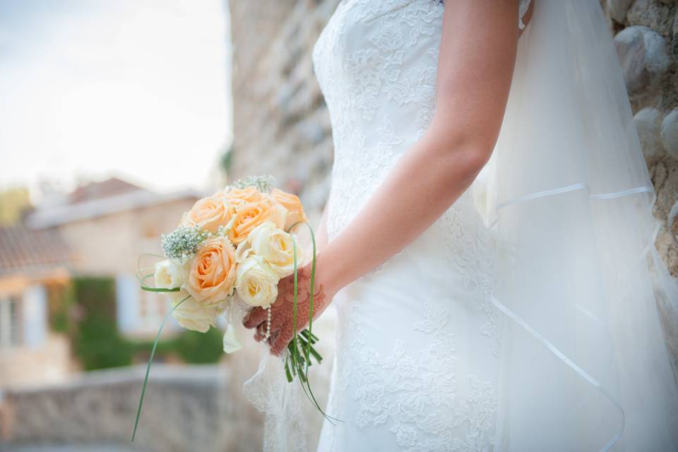 Fleur de mariée - robe mariée