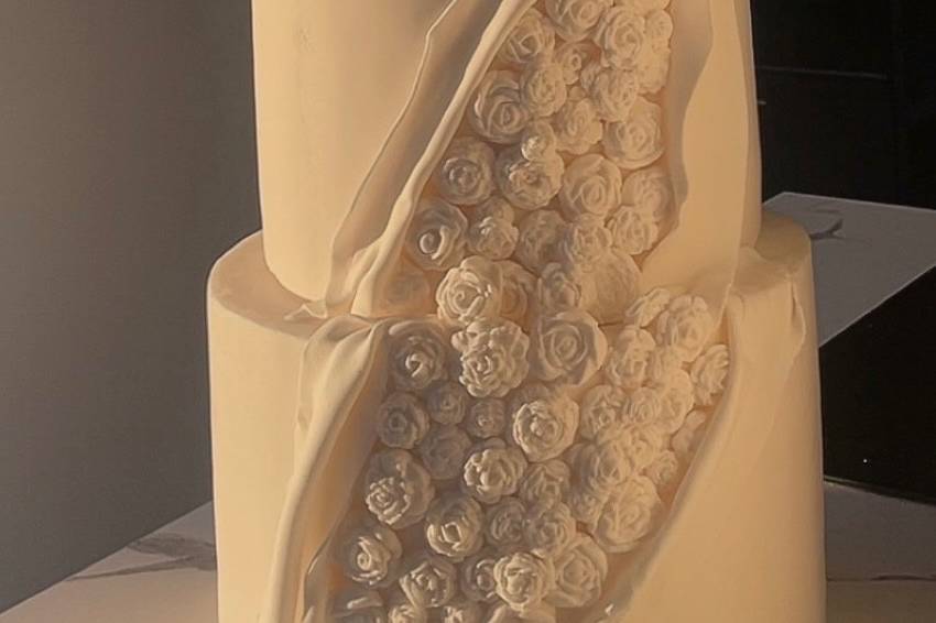Weeding cake florale
