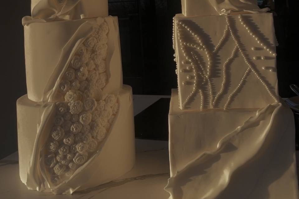 Weeding cake florale