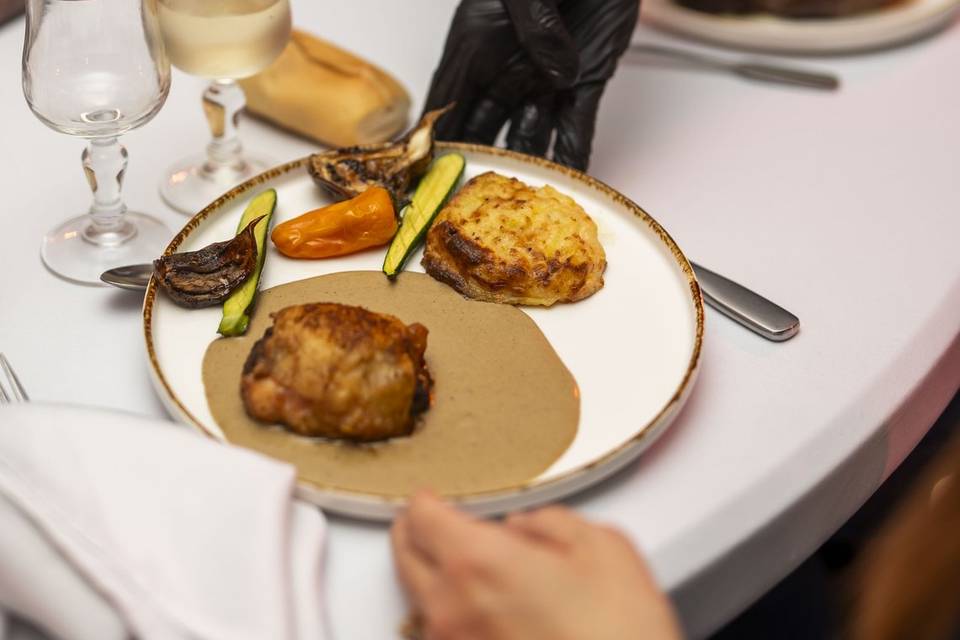 Service à table