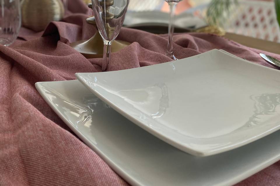 Assiette Rectangle PORCELAINE