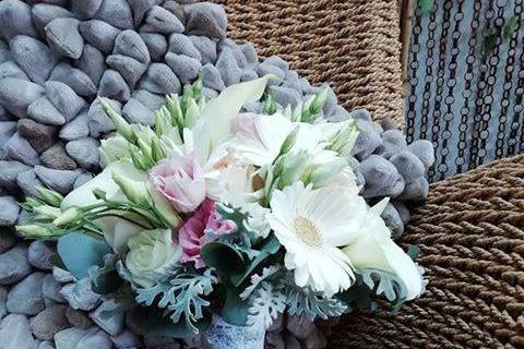 Bouquet rose et blanc