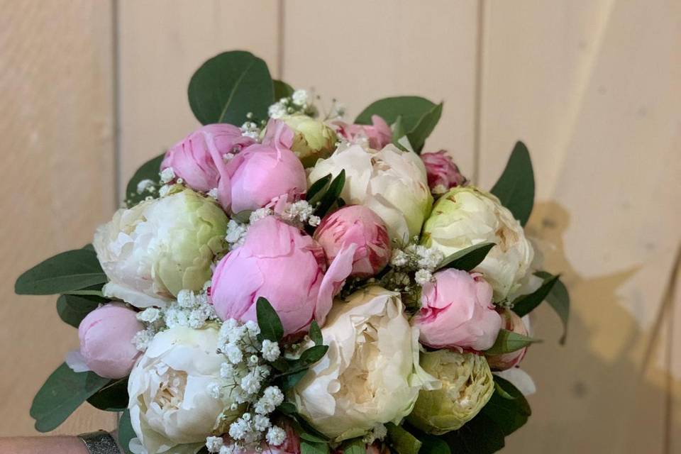 Bouquet de pivoines