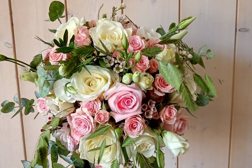 Bouquet rose et blanc