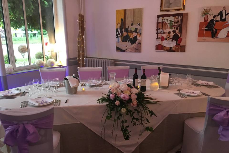 Table d'honneur