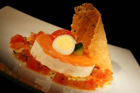 Mille feuilles de saumon
