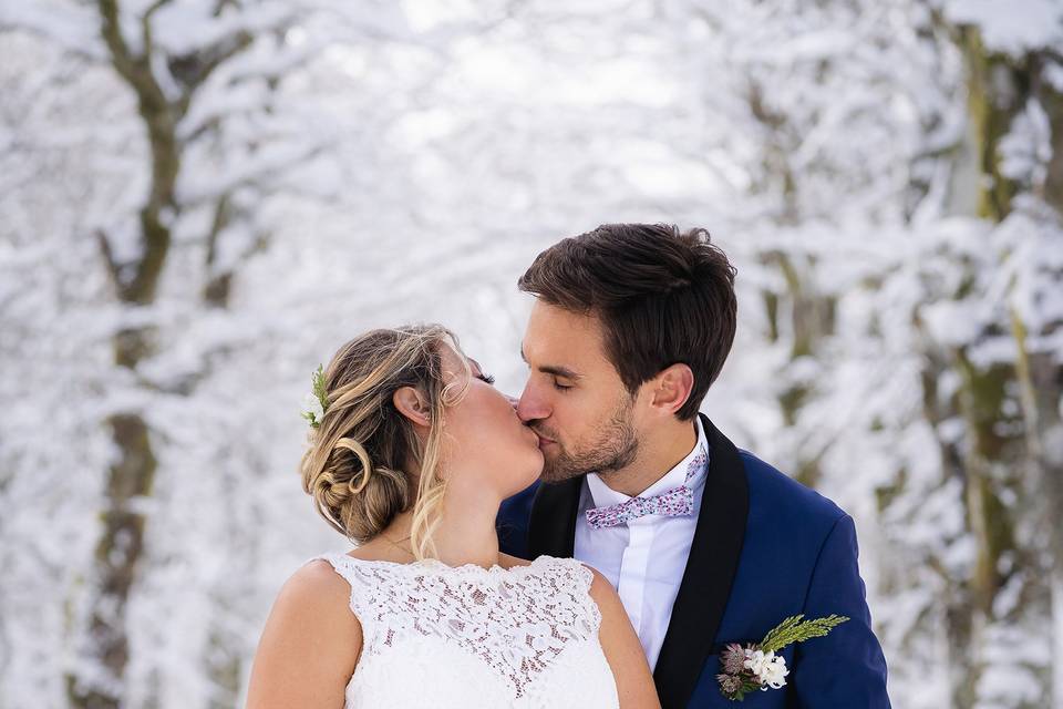 Mariage à la neige