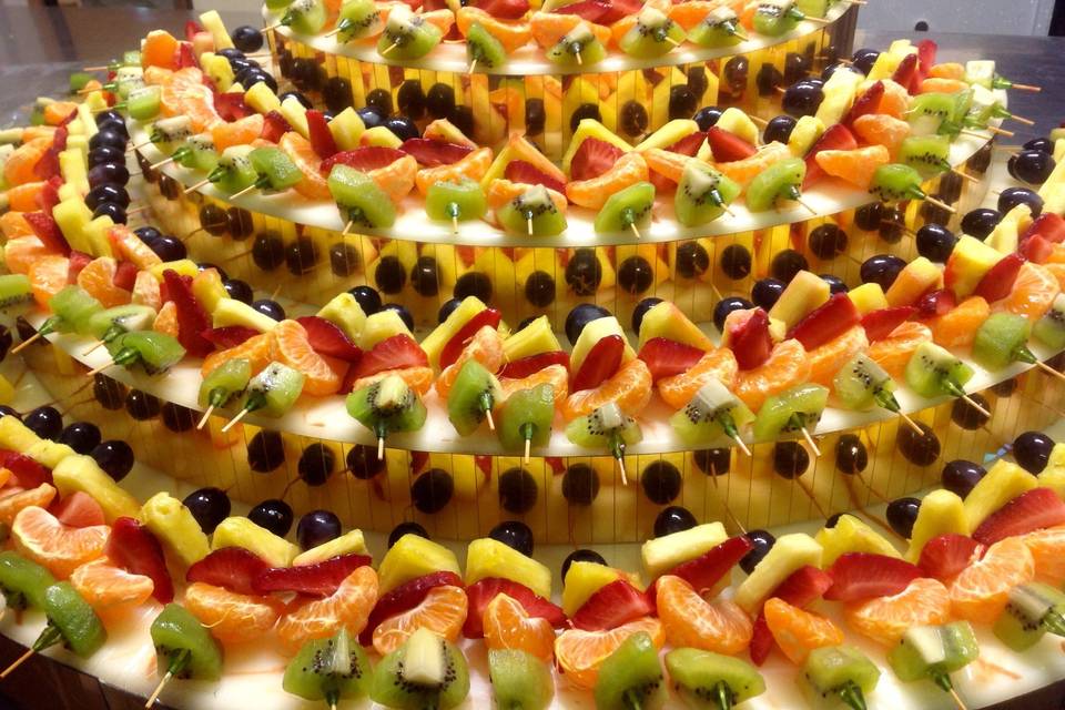 Brochettes de fruits