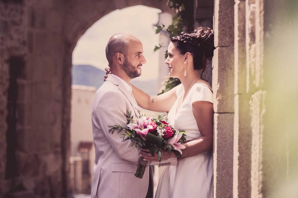 La mariée dans la voiture