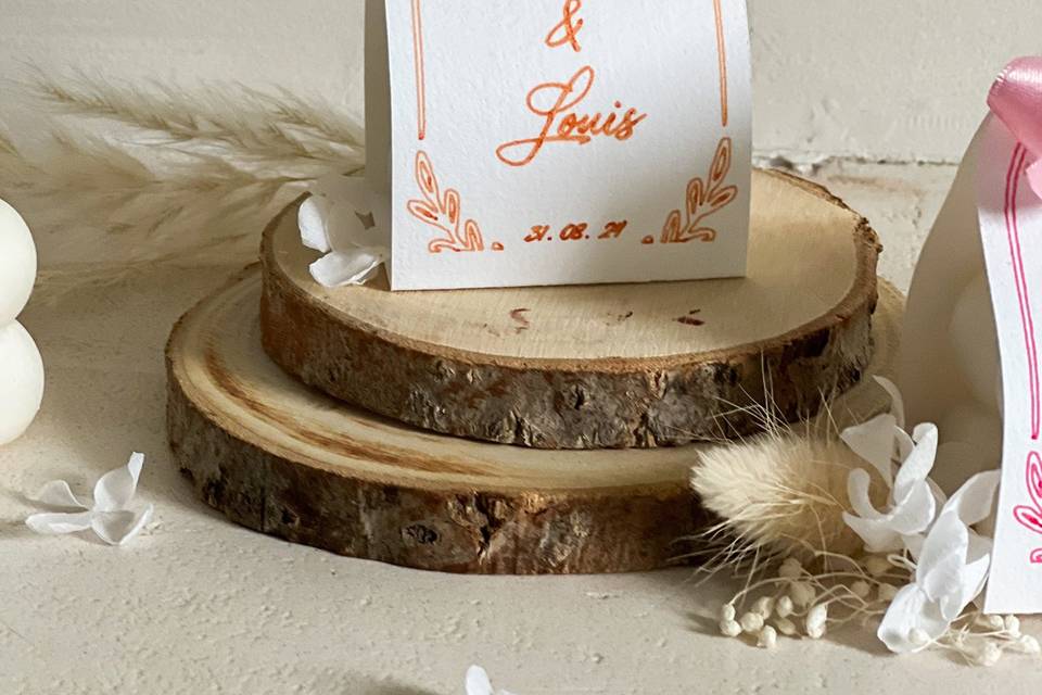 Bougie bubble personnalisée