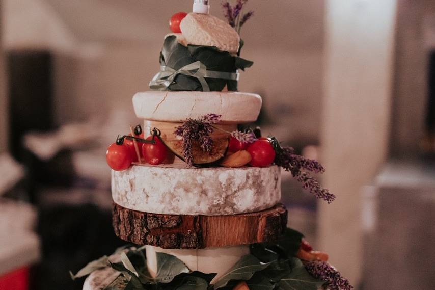 Pièce montée de fromages