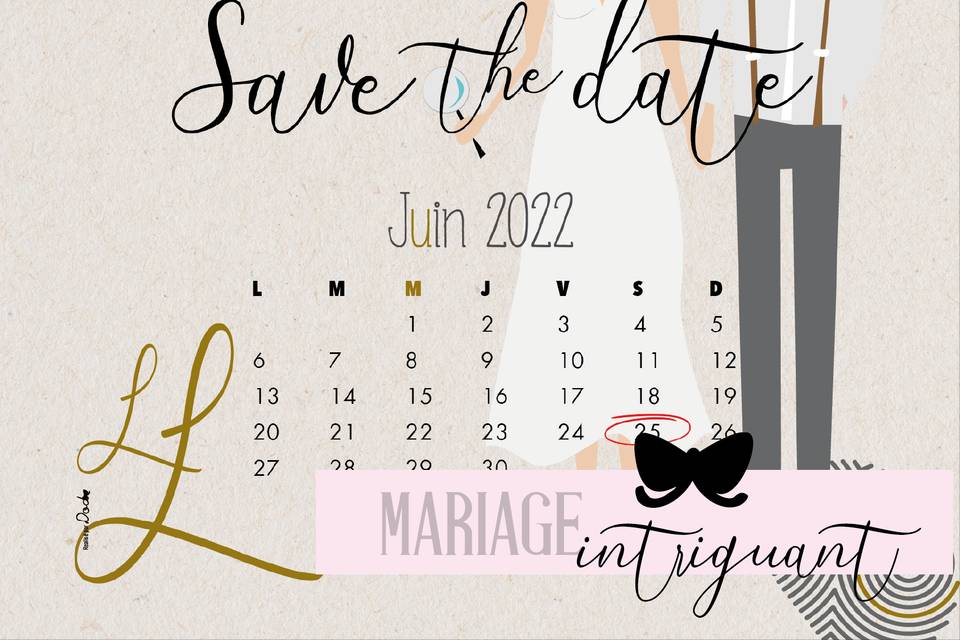 Save the date numérique