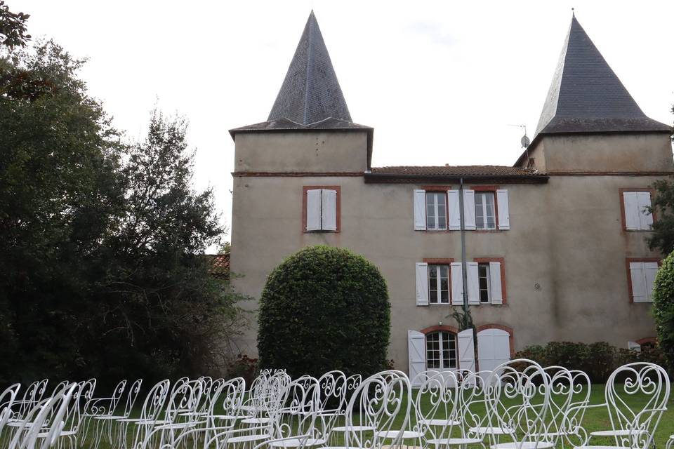 Cérémonie au chateau